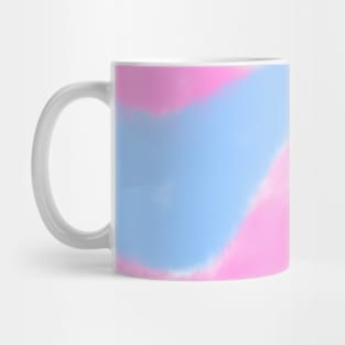 Orange blue pink watercolor art design Mug